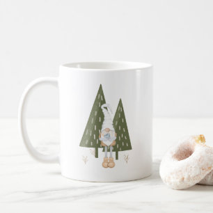 Mug Cute Scandinave Gnome Oiseaux Pins Arbres