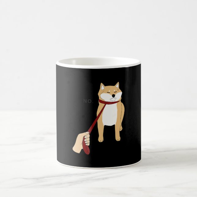 Mug Cute Shiba Inu Nope - Doge Meme (Centre)