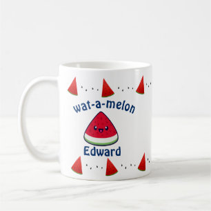 Mug Cute Smiling Kawaii Watermelon