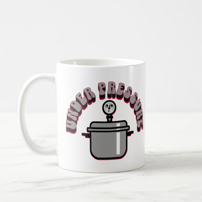 Mug Cute Sous Cuisinière À Pression (Gauche)