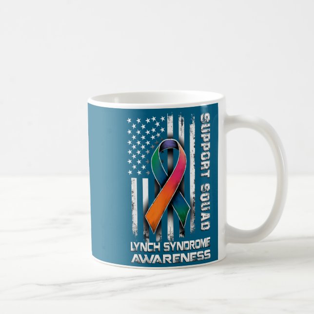 Mug Cute Support Lynch Syndrome Squad Awareness (Droite)