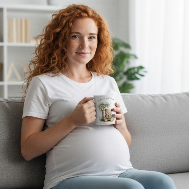 Mug Cute Teddy Bear Reading Book Next Chapter Mom Gift (Créateur téléchargé)