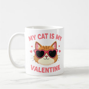 Mug Cute Tuxedo Chat Valentine's Day Amoureux des chat