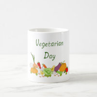 Cute Végétarienne Jour Minimaliste Café Romantique