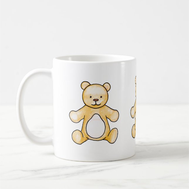 Mug Cute vintage teddy bear (Gauche)