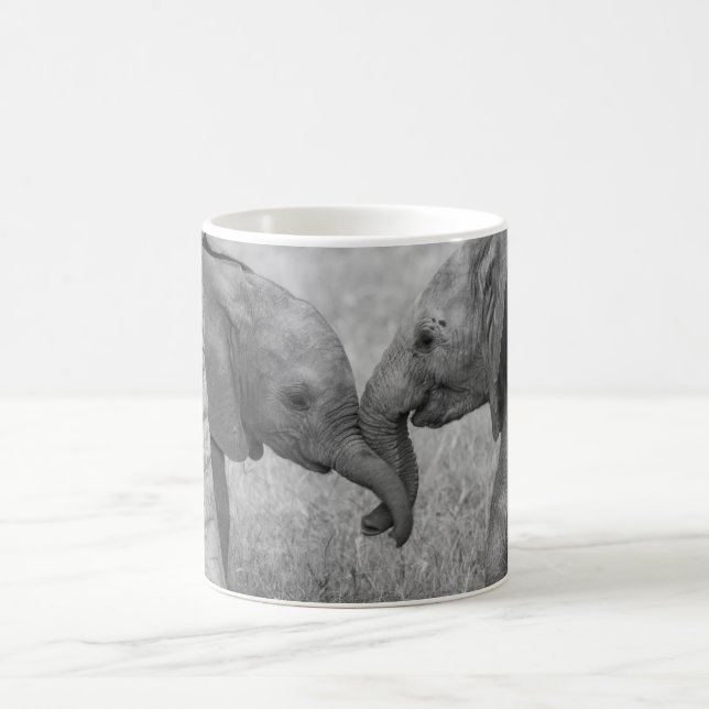Mug Cutest Baby Animals | Baby Elephants Greeting (Centre)