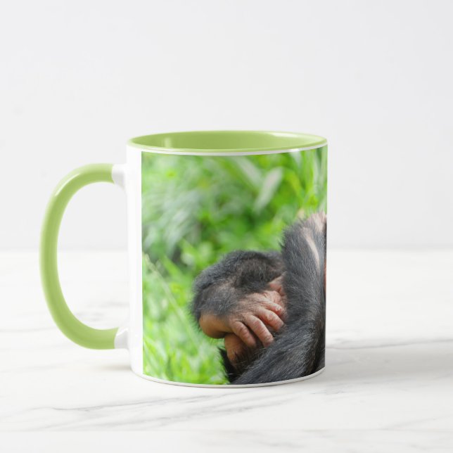 Mug Cutest Baby Animals | Two Young Chimpanzees (Gauche)