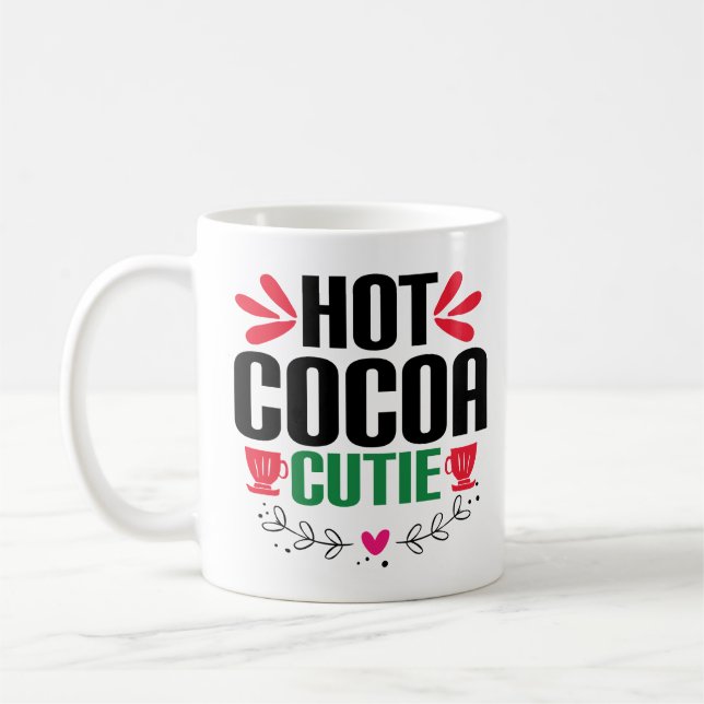 Mug Cutie de cacao chaud - Noël charmant (Gauche)