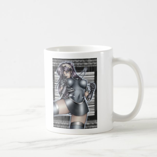 Mug Cyber Anime Girl (Droite)
