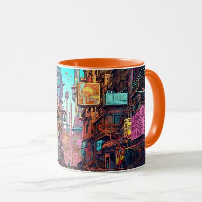Mug Cyber City Alley (Devant droit)