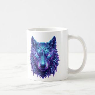 Mug Cyber Wolf Spirit Guardian of Intuition