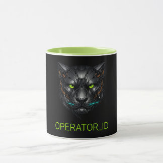 Mug Cyberpunk Panther Gamer Cybernétique Personnalisé