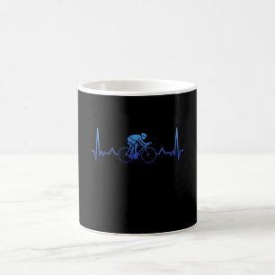 Mug Cyclisme de rythme cardiaque Cadeau cycliste