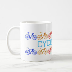 Mug Cyclisme, vélo, vélo, vélo, cycliste, cycologue