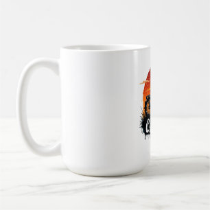 Mug Cycologiste Aventure à vélo : Tir graphique au cou