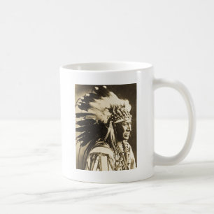 Mug Cygne blanc en chef de Lakota Sioux