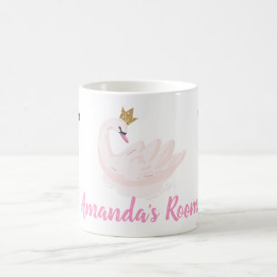 Mug Cygne chic, Étoiles, Princesse