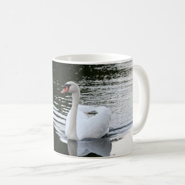 Mug Cygne tuberculé (Devant droit)