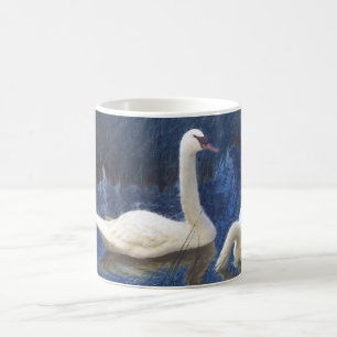 Mug Cygnes en roseaux, Bruno Liljefors