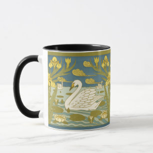Mug Cygnes et iris