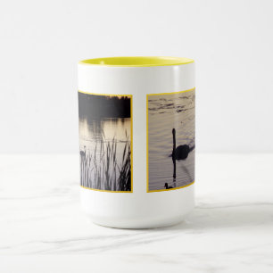 Mug Cygnes trompettes à Dusk Style 2
