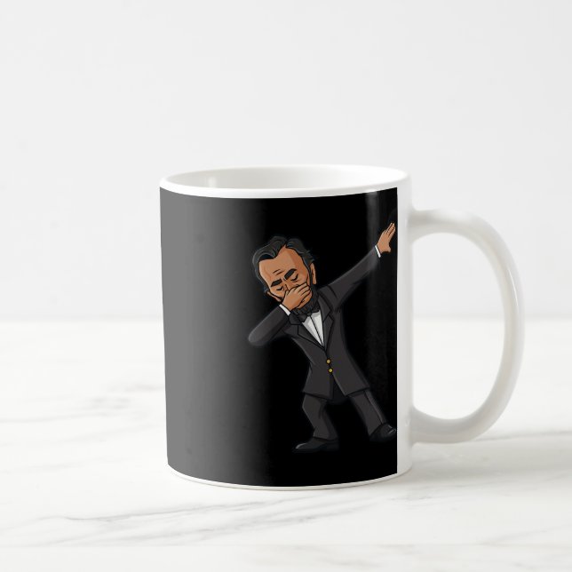 Mug Dabbing Abraham Lincoln 4 juillet Abe Dab Boys G (Droite)