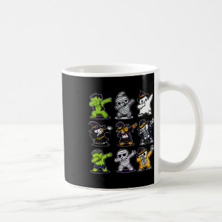 Mug Dabbing Halloween Boys Skeleton Zombie Scary Pumpk
