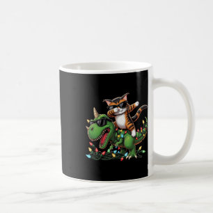 Mug Dabbing Kitten Maine Coon Sur Les Lumières De Noël