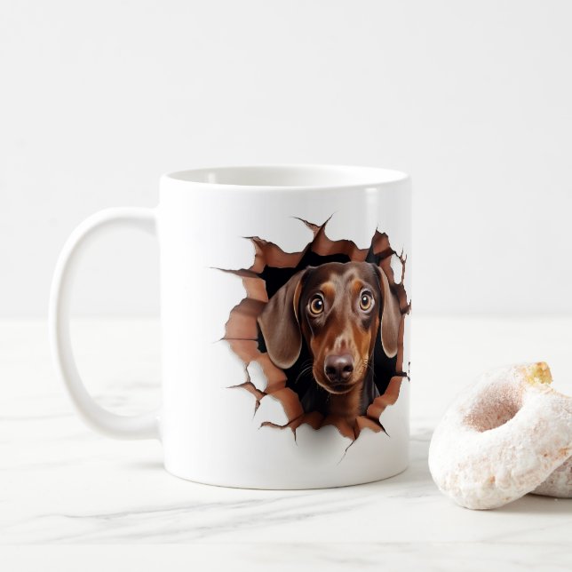 Mug Dachshund   (Avec donut)