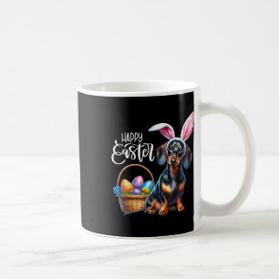 Mug Dachshund aux oreilles de lapin Œufs de Pâques Joy