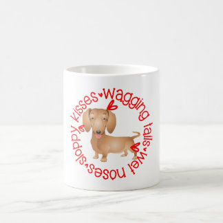 Mug Dachshund, baisers négligents