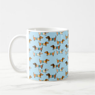 Mug Dachshund dans les cavaliers
