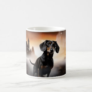 Mug Dachshund Halloween Épouvantable