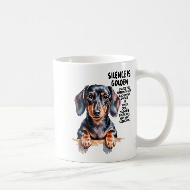 Mug Dachshund Ideas For Women &amp; Novelty Miniature  (Droite)