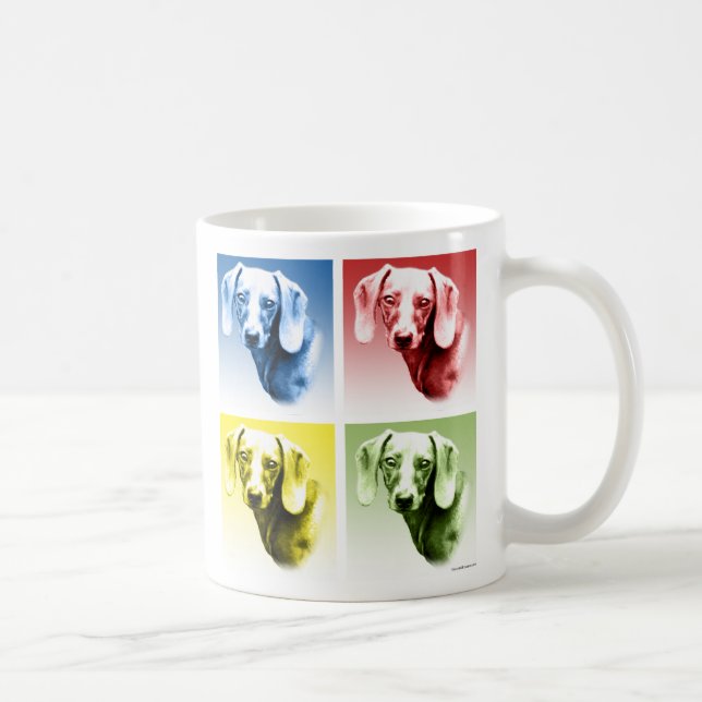 Mug Dachshund Pop Art (Droite)