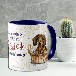 Mug Dachshund Puppy Kisses Réparez tout