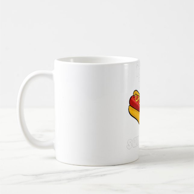 Mug Dachshund Weiner HotDog (Gauche)