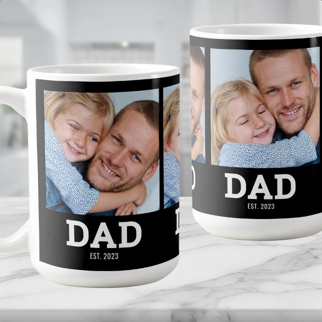 Mug Dad Established Black 3 Photo (Créateur téléchargé)