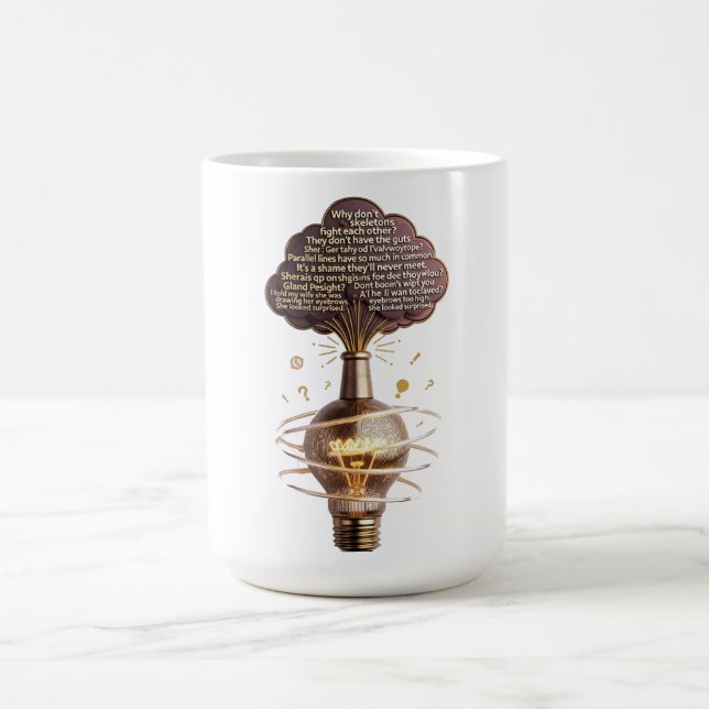 Mug Dad Joke Generator T Shirt, Funny Dad Gift (Centre)