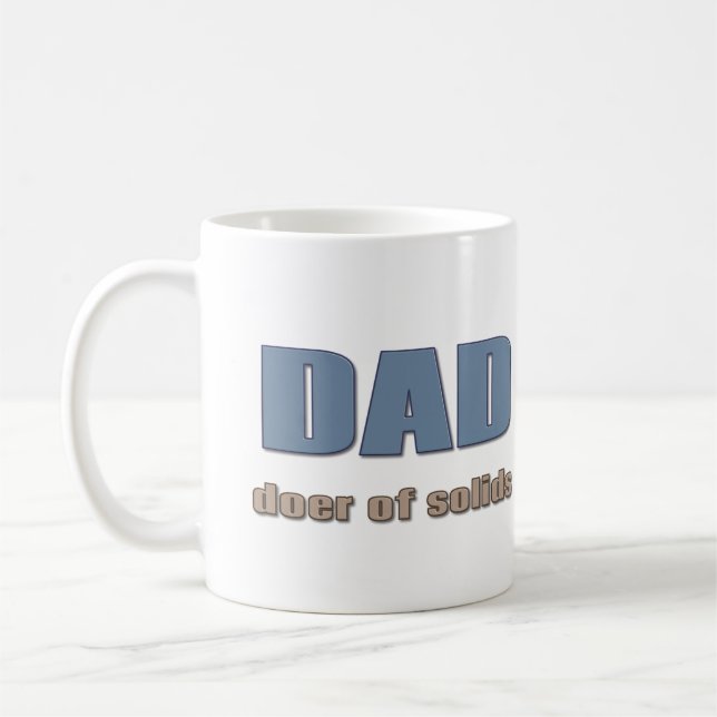 Mug DAD : Porte de solides (Gauche)
