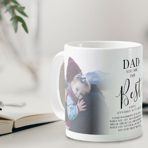 Mug 'DAD' vous êtes la meilleure photo Nom & Citation