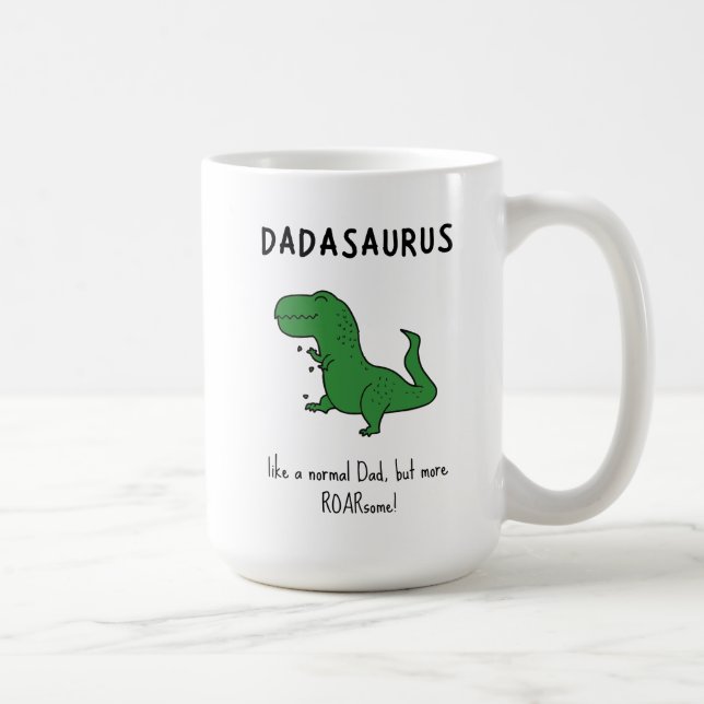 Mug Dadasaurus Funny T-Rex (Droite)