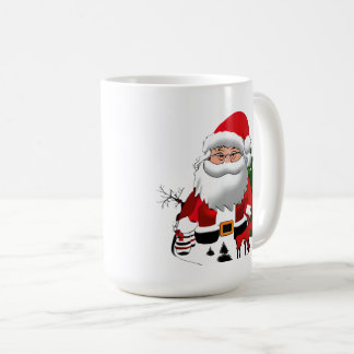 Mug Daddy Claus with a Reindeer