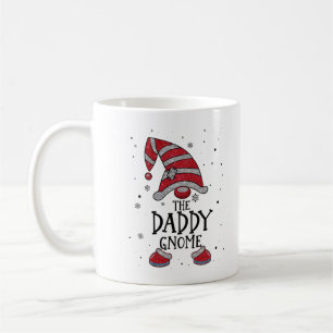 Mug DADDY Gnome Buffalo Plaid Correspondant Noël 2021