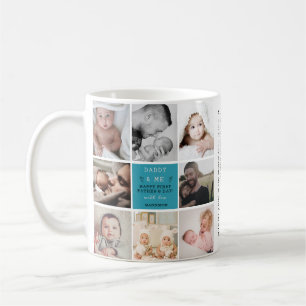 Mug 'Daddy & Me' 1ère Fête des pères Photo Collage tas