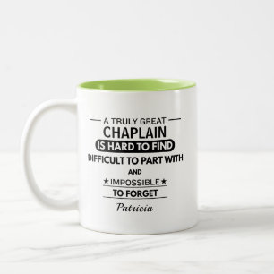 Mug d'adieu pour chapelain personnalisé en appréci