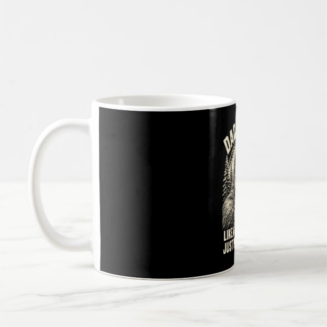 Mug Dadsquatch bigfoot comme un papa normal plus (Gauche)