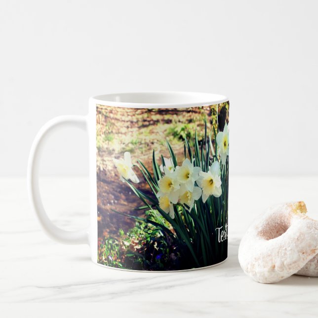 Mug Daffodiles De Brook Personnalisé (Avec donut)