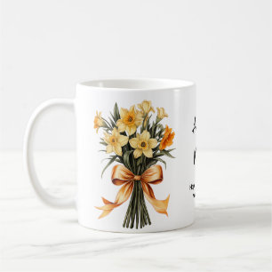 Mug Daffodique de la marche des fleurs de naissance