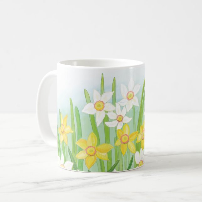 Mug Daffodiques de printemps (Devant gauche)